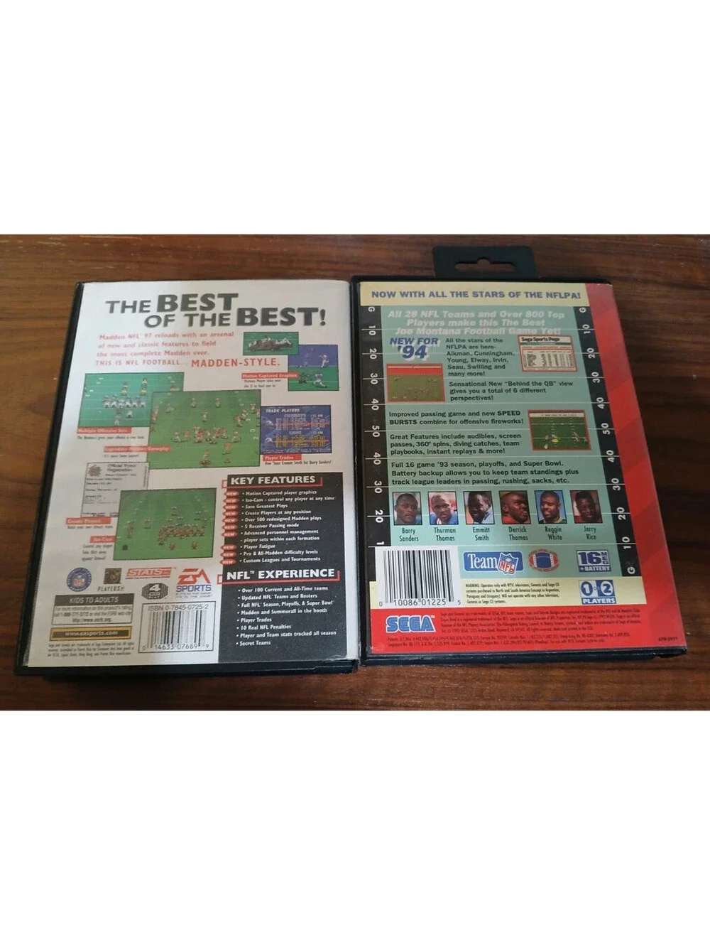 Madden 97 & NFL Football '94 Starring Joe Montana (Sega Genesis) Bundle